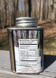 Maple syrup in Vintage Maple syrup tin