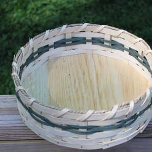 Amish Table Top Lazy-Susan Basket